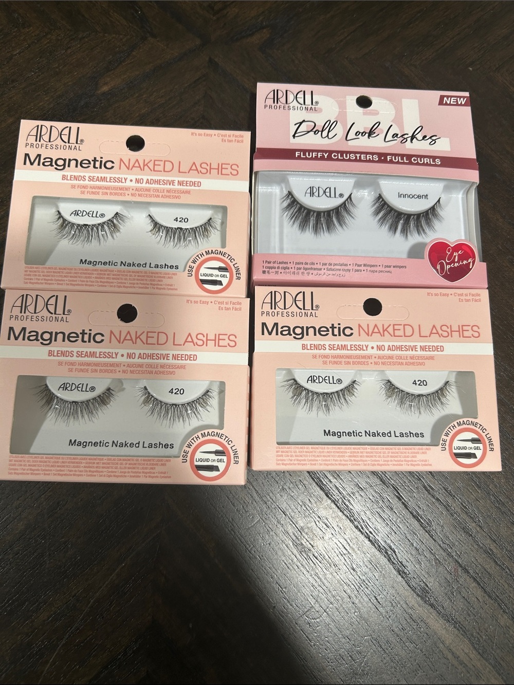 Ardell Magnetic Naked & Doll Look Lashes – Black and Pink Packaging